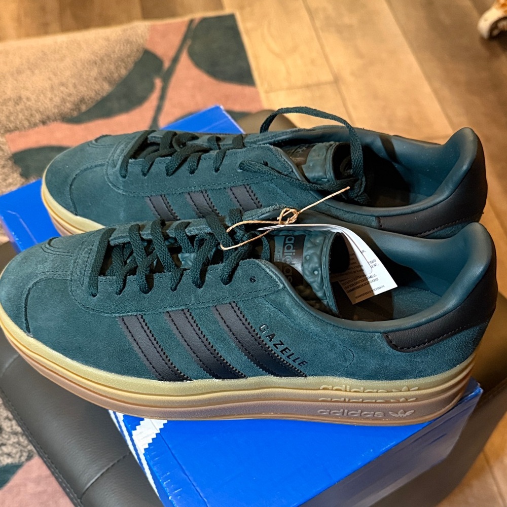 Adidas Gazelle Bold Women’s Shoes - Teal and Black